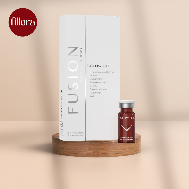 فیوژن Glow Lift گلو لیفت شفاف کننده و لیفت کننده پوست 5 سی سی اصل اسپانیا